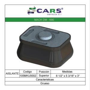 AISLANTE SUPERIOR GRUESO MACK DM 690-10QK-370