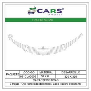 COLOSO T-40 ESTANDAR 7 HOJAS