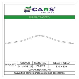 MACK DM 690 TRASERA HOJA